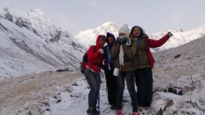 chulu west peak climbing